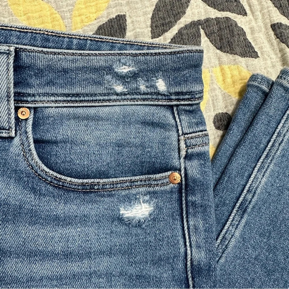 Paige Claudine high waist ankle flare jeans, size 30, distressed. spring, casual - Picture 2 of 13